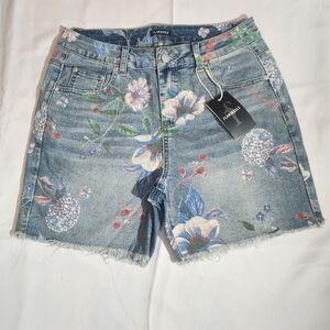 Flamingals High Waisted Denim Shorts for Women
